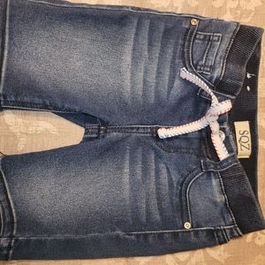Girl's blue denim shorts